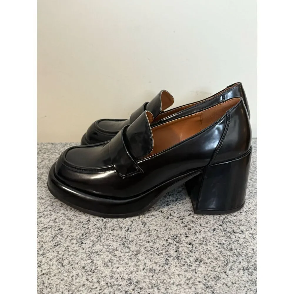 Madden Girl Delphine Platform Penny Strap Heels 10 Womens y2K